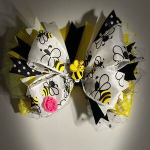 Girls hand made hair bows